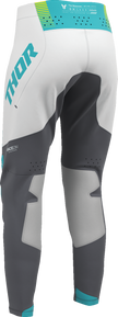 THOR Women's Sportmode Velocity Pants - Gray/Aqua - US 1/2 2902-0408