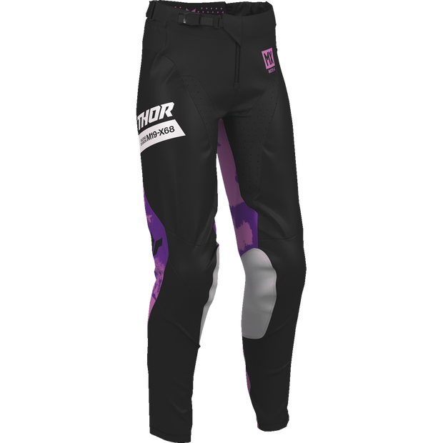 THOR Women's Launchmode Bleach Pants - Black/Orchid - US 00/0 2902-0423