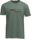 OLIVE THOR Converge T-Shirt in XL, casual men's apparel with a classic fit and logo design, front view.
