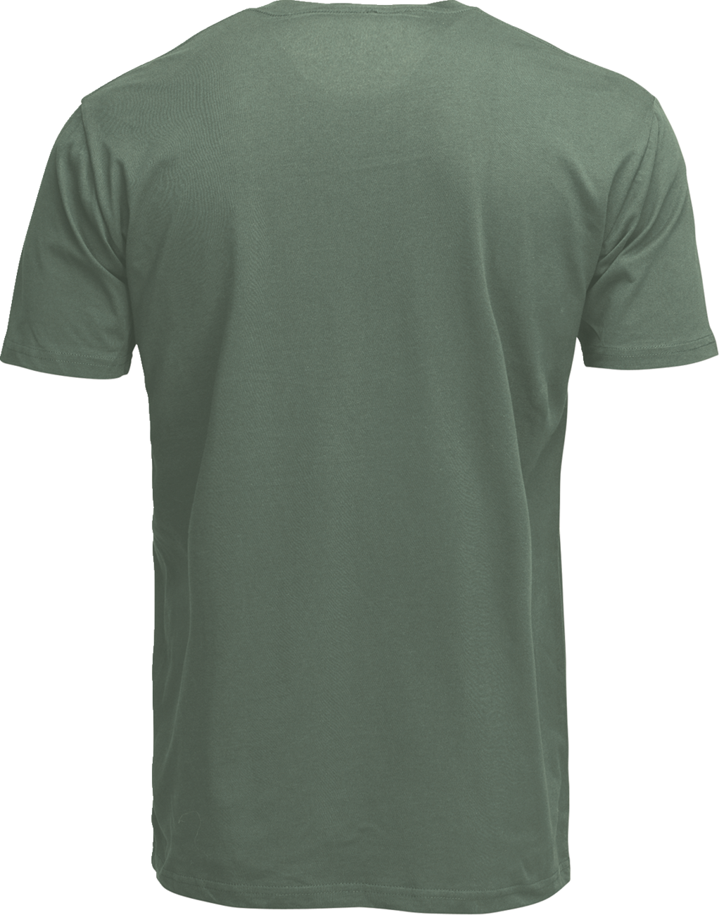 Olive THOR Converge T-Shirt in XL, casual men's apparel, front view showcasing the THOR logo design and fabric texture.