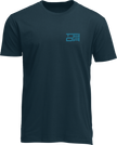 Navy THOR Section T-Shirt in small size, casual short-sleeve shirt with crew neck and logo detail, displayed flat.
