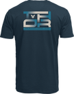 Navy THOR Section T-Shirt in small size, casual apparel with a simple design, displayed on a plain background.