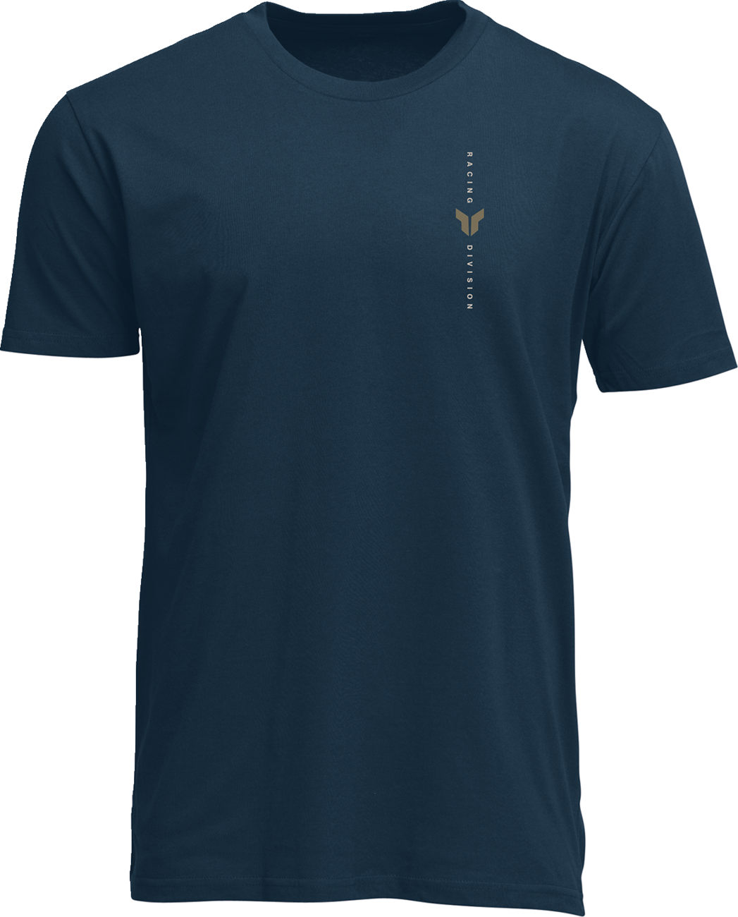 Navy THOR Vert T-Shirt in XL size, casual apparel with graphic design, made of soft fabric, front view showing the logo and print.