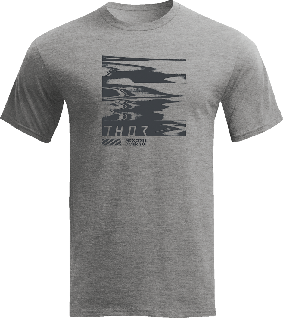 Heather gray THOR Static T-Shirt in large size, casual men's apparel with a comfortable fit and stylish design.