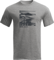 Heather gray THOR Static T-Shirt in large size, casual men's apparel with a comfortable fit and stylish design.