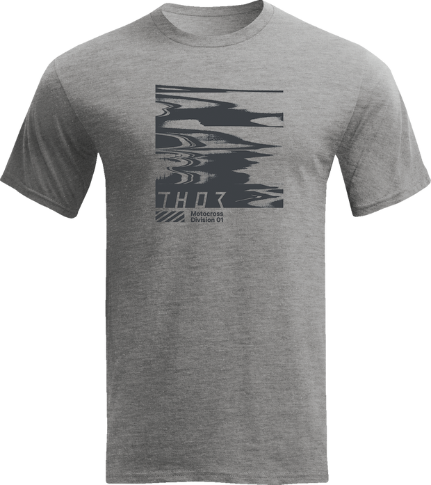Heather gray THOR Static T-Shirt in large size, casual men's apparel with a comfortable fit and stylish design.