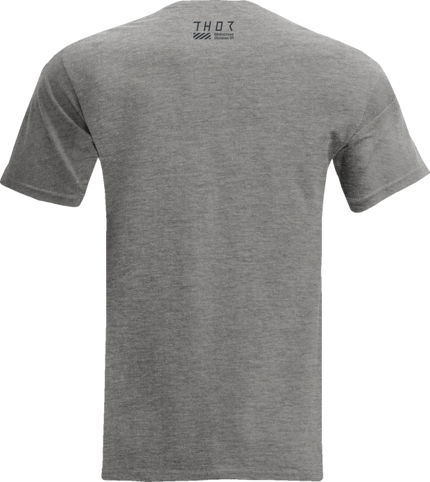 THOR Static T-Shirt in Heather Gray, large size, casual apparel with a printed graphic design on the front.