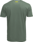 Olive THOR Warp T-Shirt in large size from Casual Apparel Group, featuring a comfortable fit and casual style.