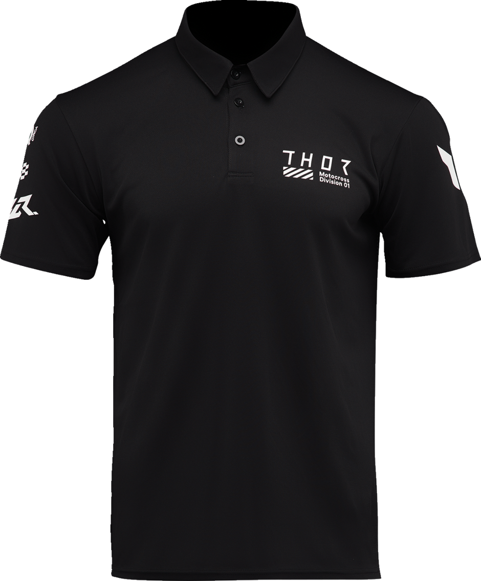 THOR Corpo Polo Shirt - Black - Medium 3040-3480