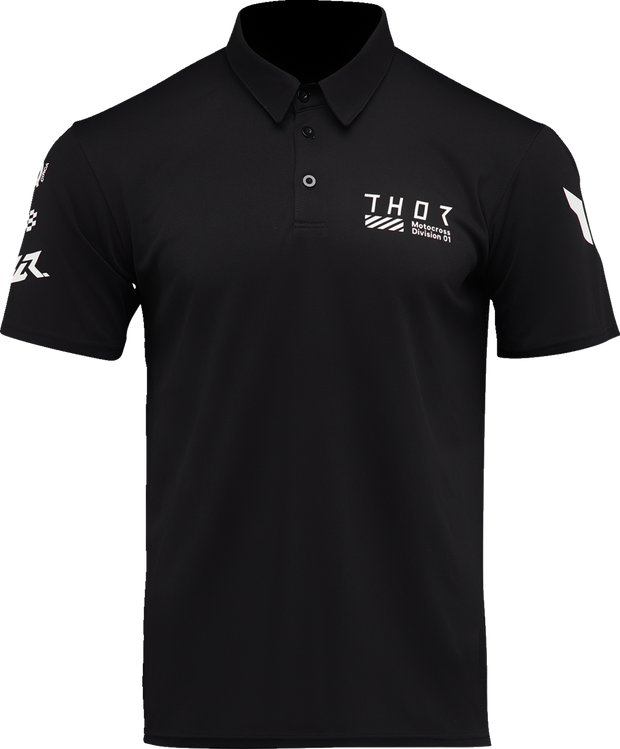 THOR Corpo Polo Shirt - Black - Medium 3040-3480