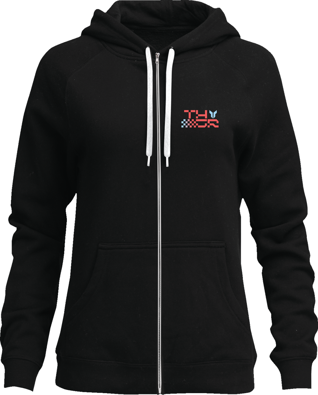 THOR Women's Vantage Zip-Up Hoodie - Black - Medium 3051-1254