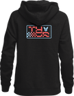 THOR Women's Vantage Zip-Up Hoodie - Black - Medium 3051-1254