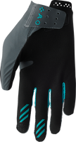 THOR Women's Sportmode Iconic Gloves - Gray/Aqua - Large 3331-0282