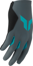 THOR Women's Sportmode Iconic Gloves - Gray/Aqua - Large 3331-0282