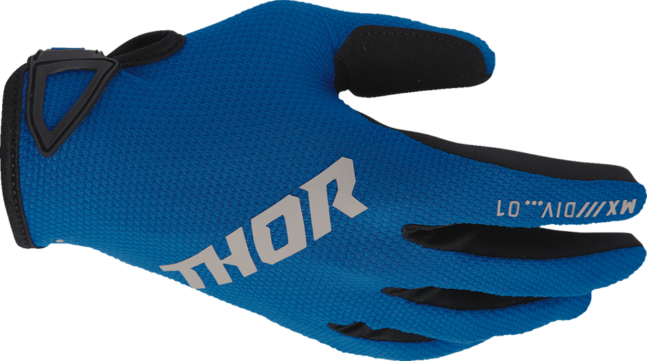 THOR Youth Ridemode Static Gloves - Blue - XS 3332-1930