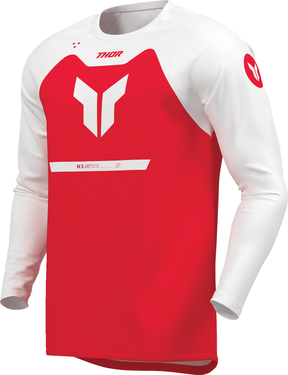 THOR Youth Ridemode Menace Jersey - Red - 2XS 2912-2682
