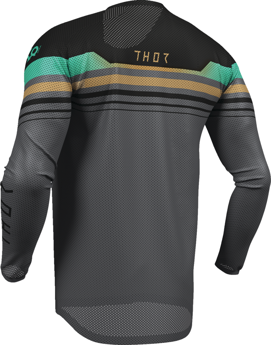 THOR Launchmode Air Raptor Jersey - Black/Charcoal - Large 2910-8432