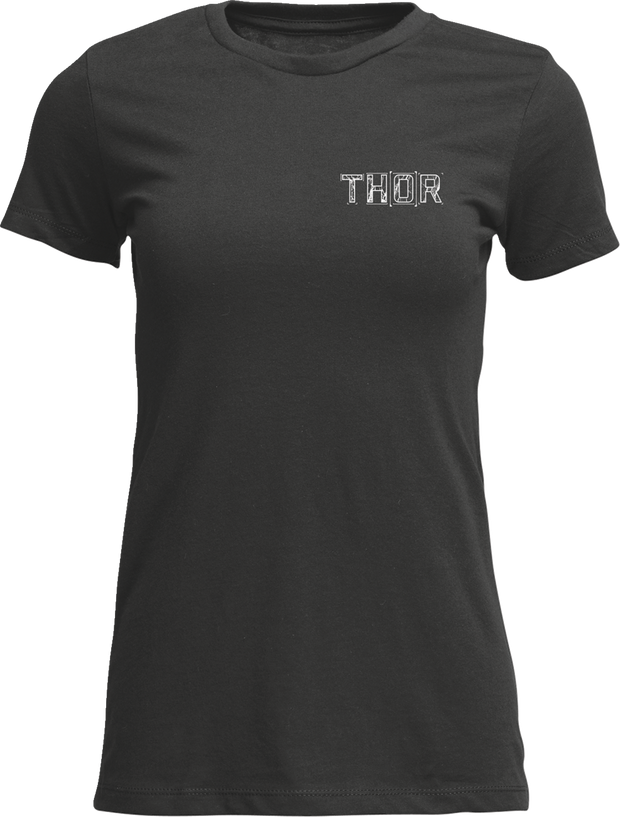 THOR Women's Blueprint T-Shirt - Charcoal - Small 3031-4322