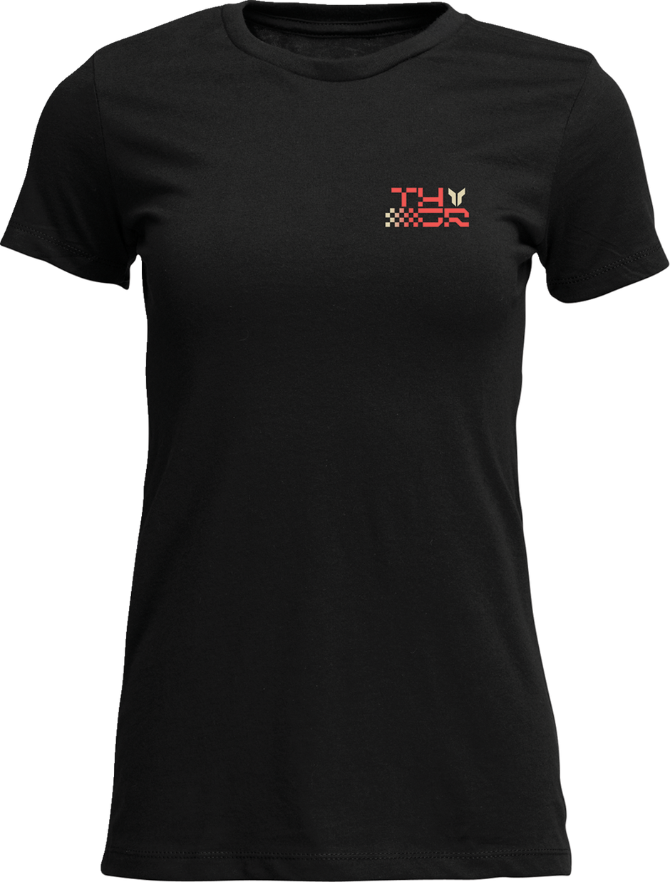 THOR Women's Vantage T-Shirt - Vintage Black - Small 3031-4330