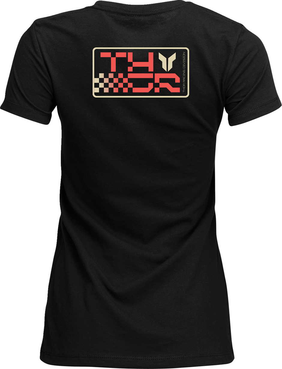 THOR Women's Vantage T-Shirt - Vintage Black - Small 3031-4330
