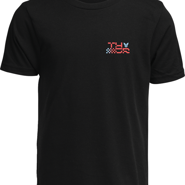 THOR Youth Vantage T-Shirt - Black - XS 3032-3916