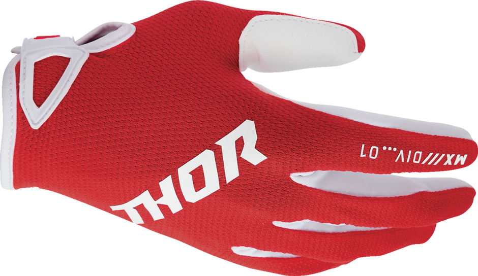 THOR Youth Ridemode Static Gloves - Red - Small 3332-1927