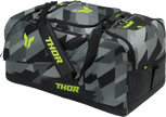 THOR Circuit bag in camo and acid colors, stylish luggage with multiple compartments for travel and storage.