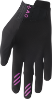 THOR Women's Sportmode Iconic Gloves - Black/Orchid - Small 3331-0284