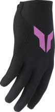 THOR Women's Sportmode Iconic Gloves - Black/Orchid - Small 3331-0284