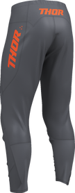 THOR Ridemode Menace ATV pants in charcoal color, US 42 size, designed for off-road riding with durable fabric and protective features.