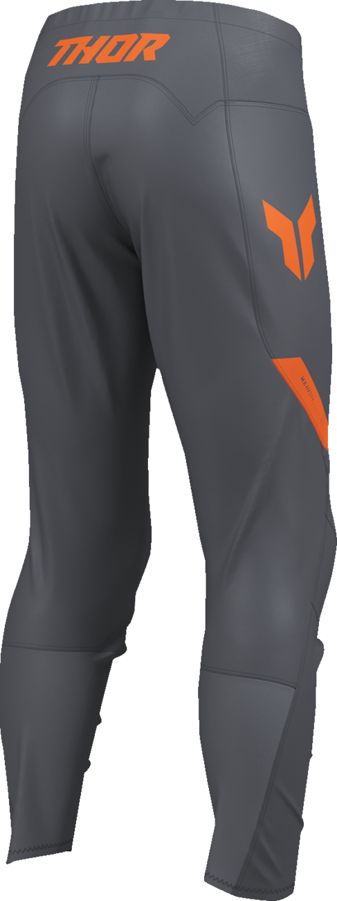 THOR Ridemode Menace ATV pants in charcoal, US size 42, designed for off-road riding, featuring durable fabric and protective details.
