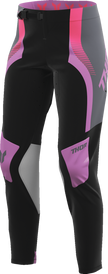 THOR Women's Sportmode Velocity Pants - Black/Orchid - US 00/0 2902-0399