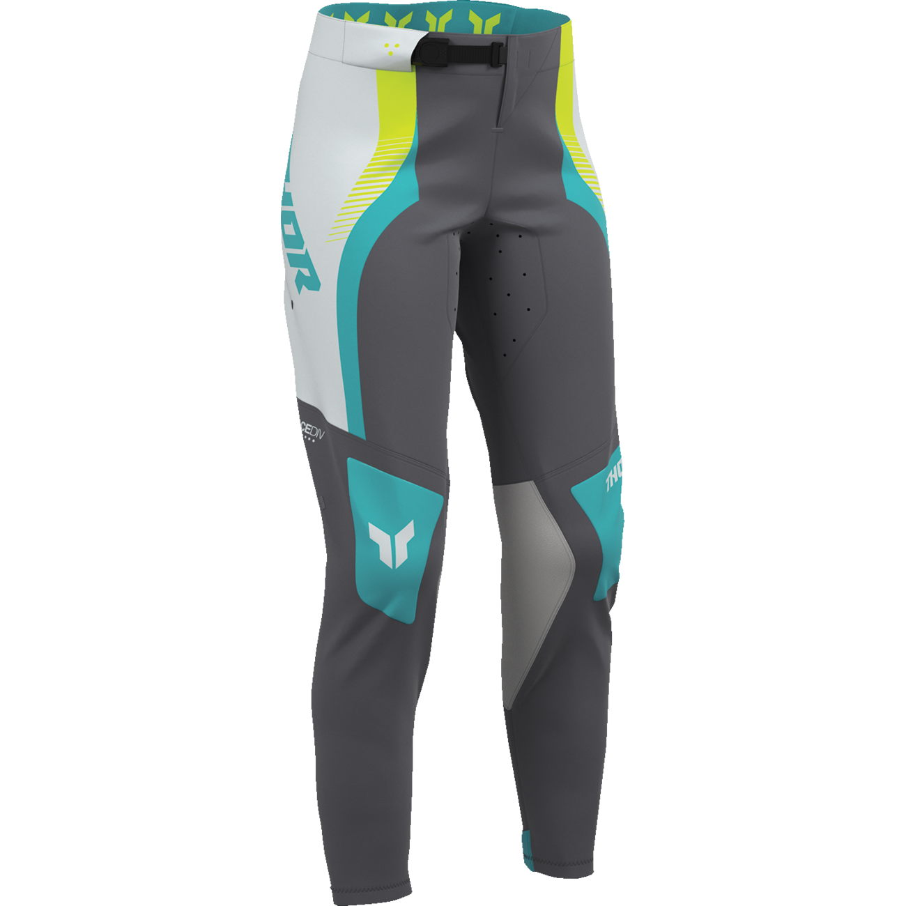 THOR Women's Sportmode Velocity Pants - Gray/Aqua - US 00/0 2902-0407