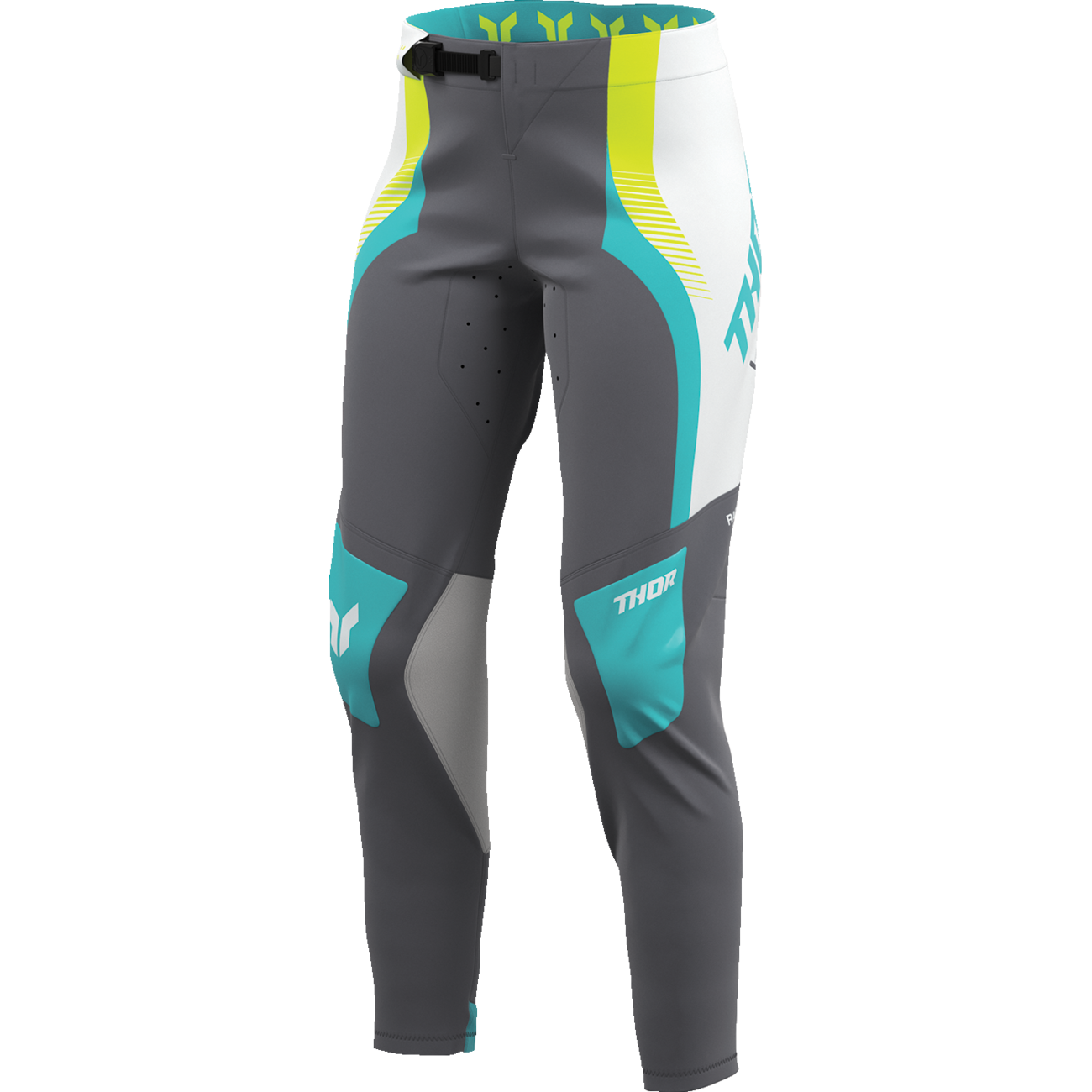 THOR Women's Sportmode Velocity Pants - Gray/Aqua - US 00/0 2902-0407