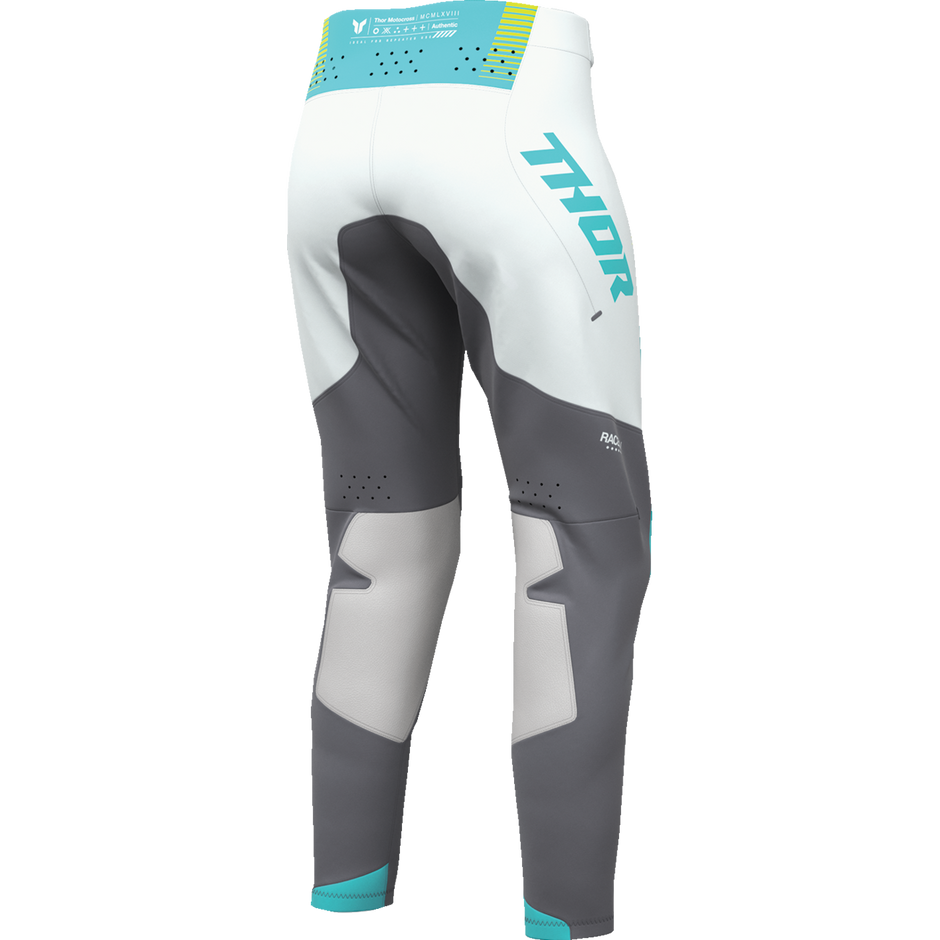 THOR Women's Sportmode Velocity Pants - Gray/Aqua - US 00/0 2902-0407