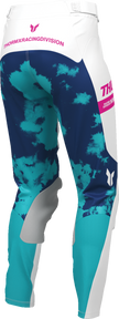 THOR Women's Launchmode Bleach Pants - White/Aqua - US 1/2 2902-0416