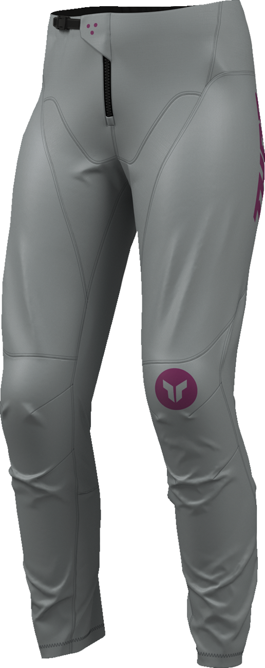 THOR Women's Ridemode Menace Pants - Purple/Gray - US 1/2 2902-0481