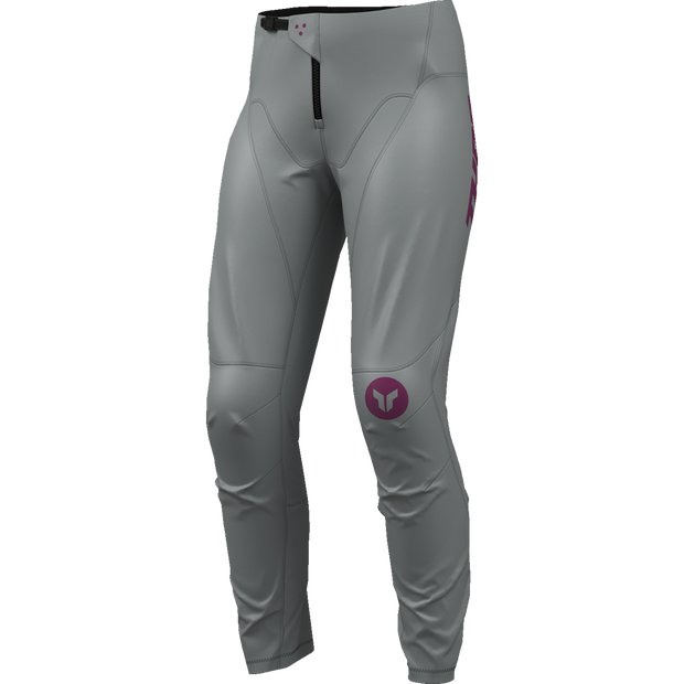 THOR Women's Ridemode Menace Pants - Purple/Gray - US 1/2 2902-0481
