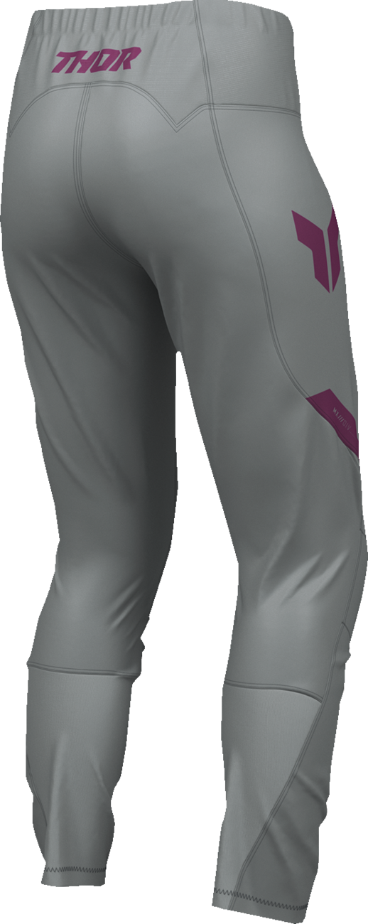 THOR Women's Ridemode Menace Pants - Purple/Gray - US 1/2 2902-0481