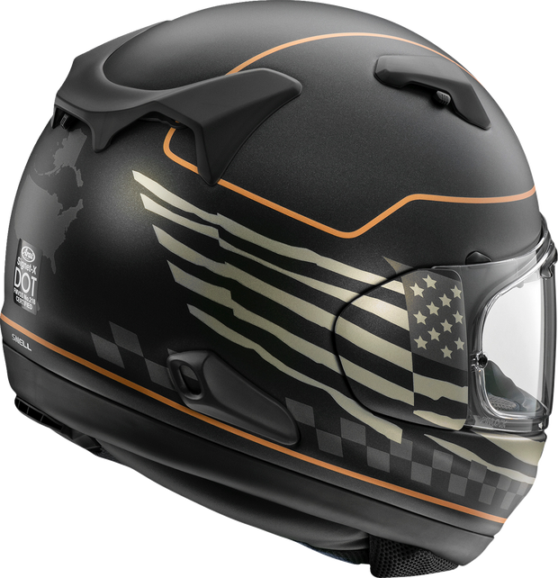 ARAI HELMETS Signet-X Helmet - US Flag - Black Frost - XL 0101-18521