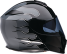 Z1R Solaris 2.0 Flame modular street helmet in black and gray, size XS, featuring full face and flip-up design.