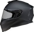Z1R Youth Warrant 2.0 Street Full Face Helmet in solid flat black, medium size, designed for children and street riding.