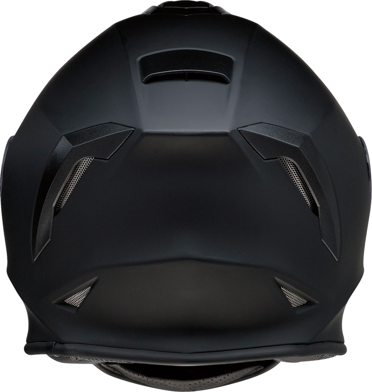 Z1R Youth Warrant 2.0 full face street helmet in flat black, size medium, with vented design and secure chin strap.
