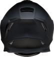 Z1R Youth Warrant 2.0 full face street helmet in flat black, size medium, with vented design and secure chin strap.