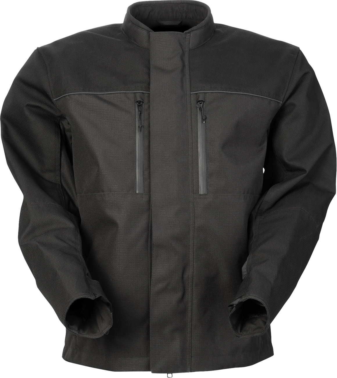 Black Z1R Counter Jacket in small size, streetwear style with detailed stitching and zip closure, designed for urban fashion.