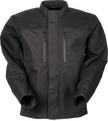 Black Z1R Counter Jacket in small size, streetwear style with detailed stitching and zip closure, designed for urban fashion.
