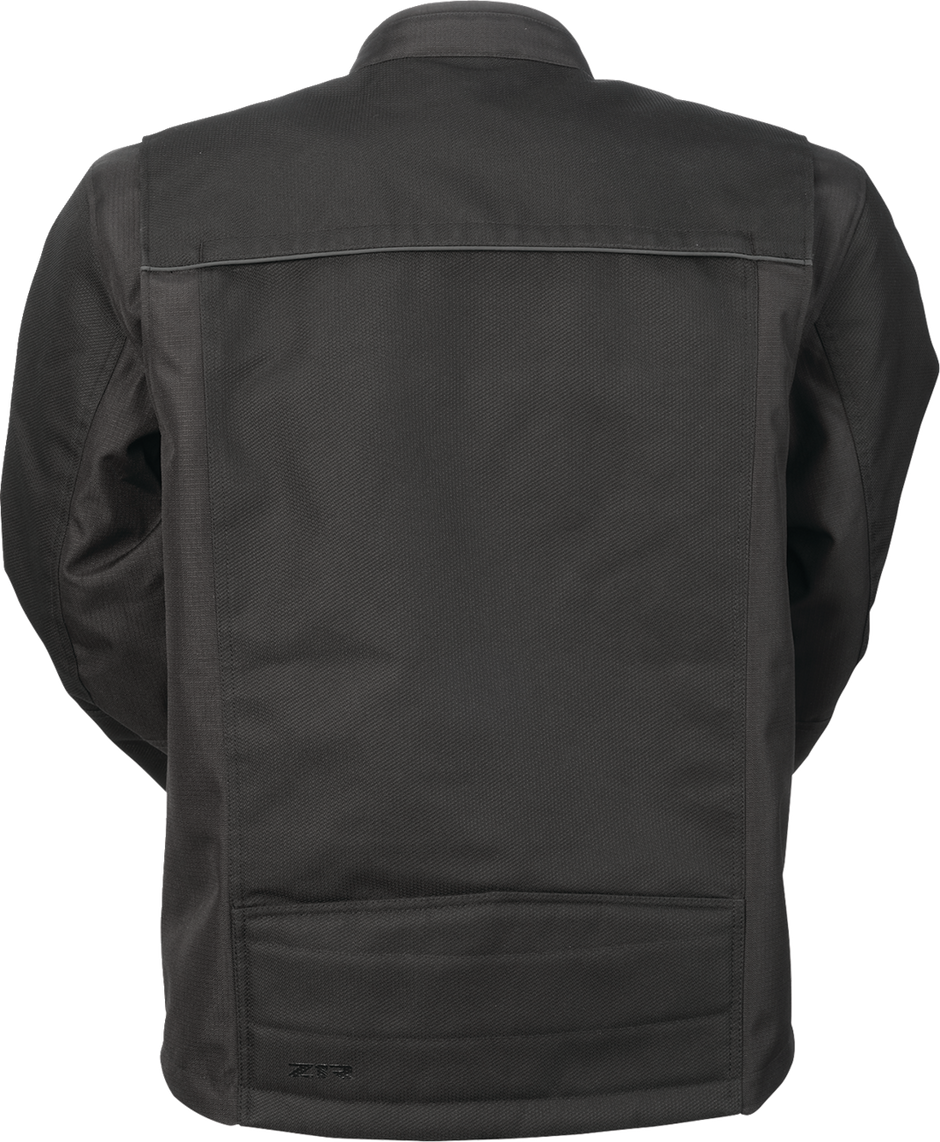 Z1R Black Counter Jacket in Small, street apparel style with durable fabric and modern design.