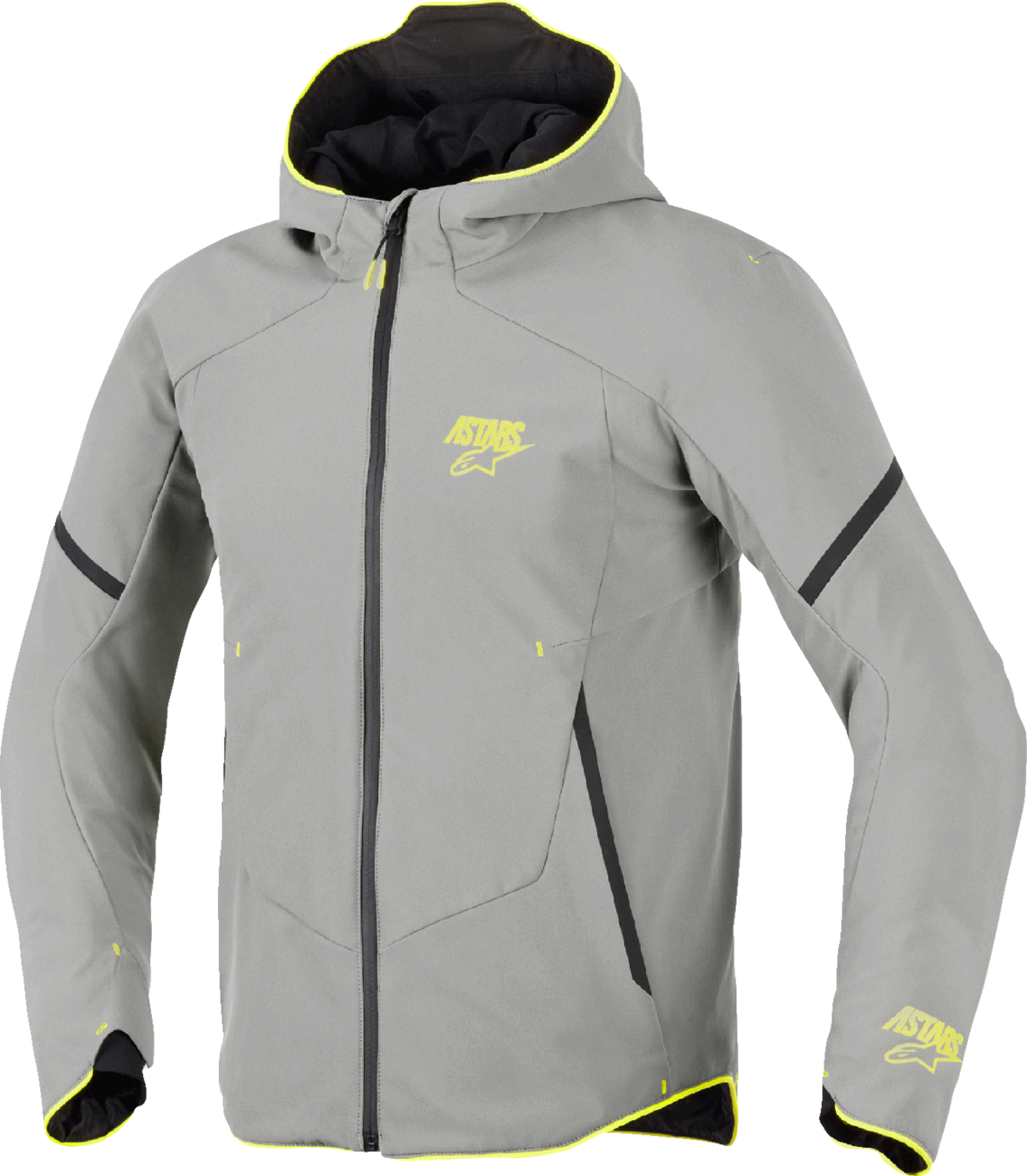 ALPINESTARS Aeroshell Waterproof Jacket - Mid Gray/Yellow Fluo - Large 3200226-9116-L
