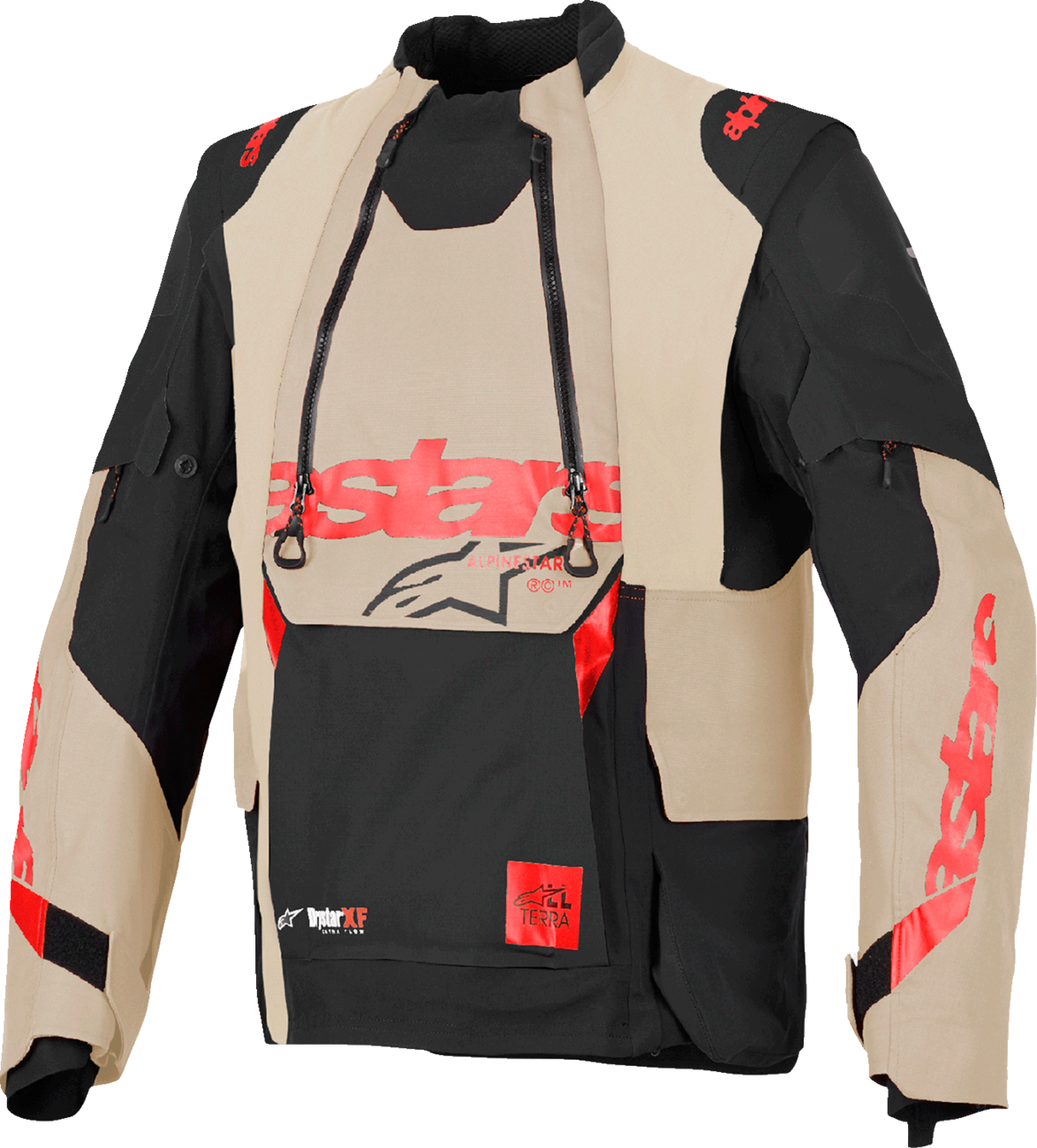 ALPINESTARS Halo Pro Drystar® XF Laminated Jacket - Mastic/Black - Small 3200426-8047-S
