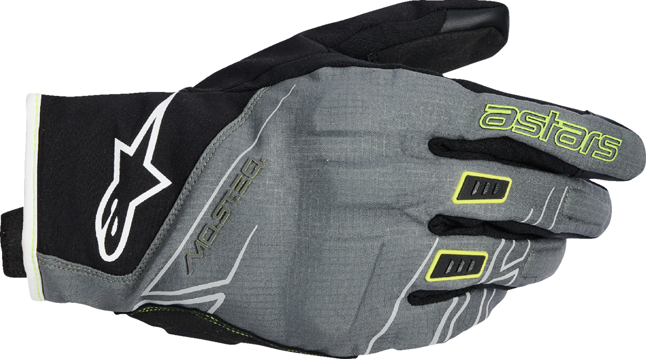 ALPINESTARS Moblast WP Gloves - Fur Gray/Black/Sulphur Yellow - Small 3520226-9352-S